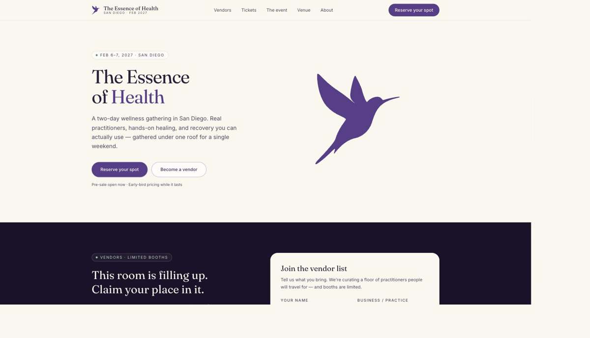 The second world: Essence of Health