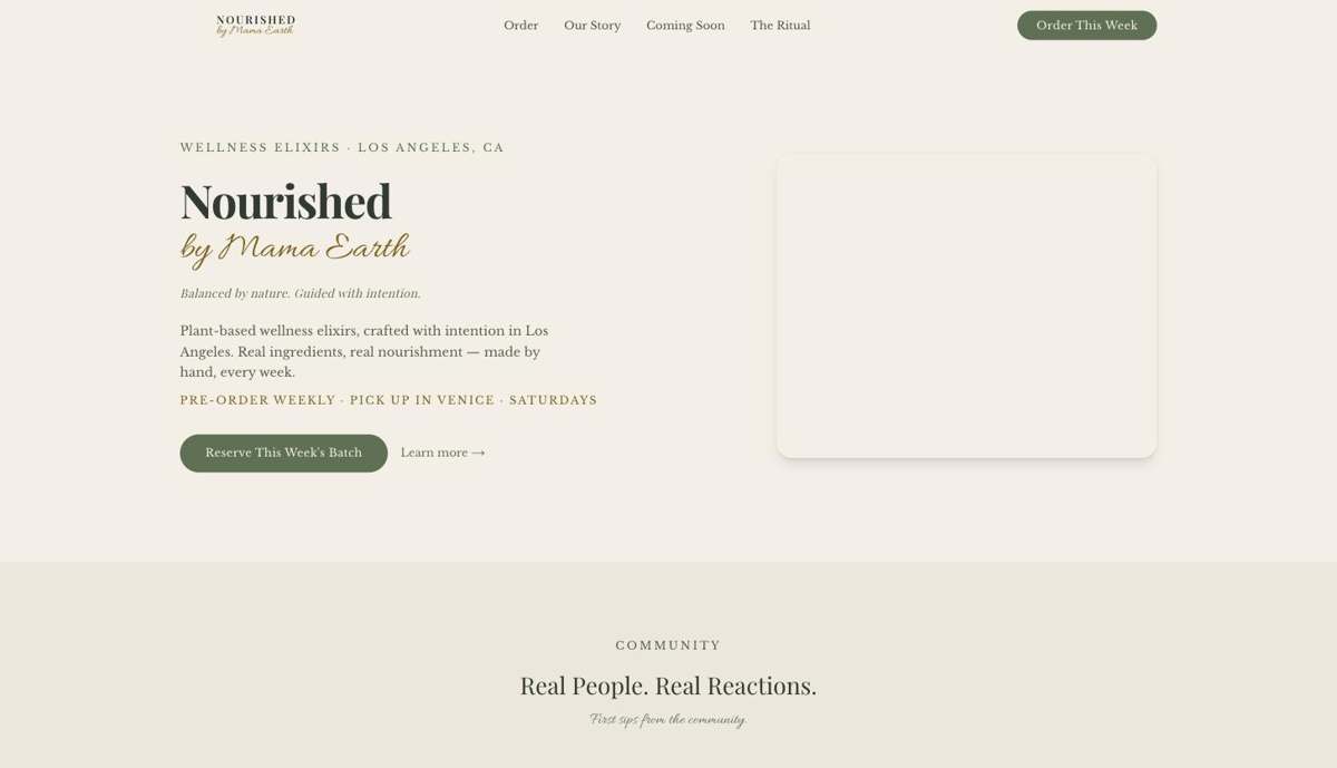 Nourished by Mama Earth, the brand we built together